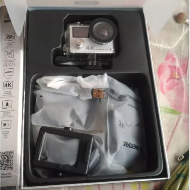 กล้องติดหมวกกันน็อค กันน้ำ 4K