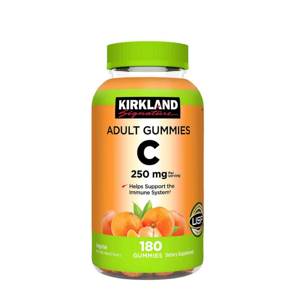 Kirkland Vitamin C 250 mg. 180 Adult Gummies กัมมี่ 180 เม็ด Exp.02/2024