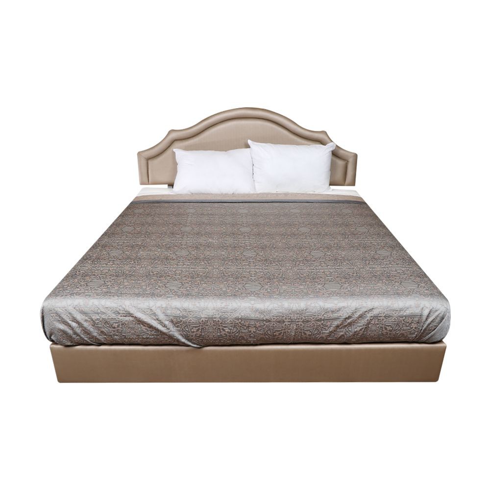 ผ้าคลุมเตียง ผ้าคลุมเตียง 6 ฟุต HOME LIVING STYLE LOFTY สีเทา อุปกรณ์เสริมเครื่องนอน ห้องนอนและเครื่องนอน BED COVER HOME
