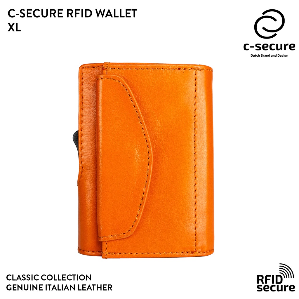 C-SECURE กระเป๋าใส่บัตร กระเป๋าสตางค์ (RFID Protection) รุ่น Classic ...
