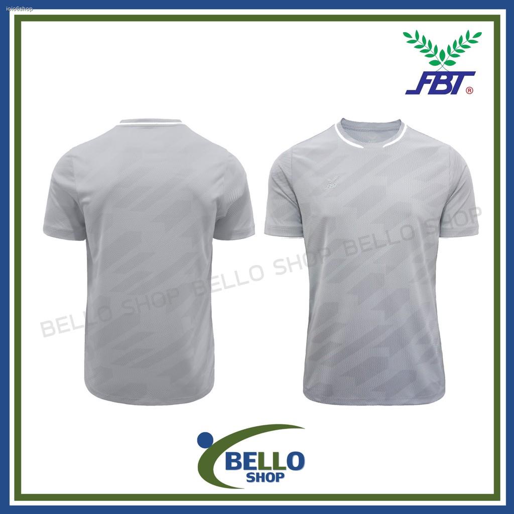 สปอตสินค้าเสื้อกีฬา FBT เสื้อออกกำลังกาย ชุดกีฬา คอกลม เอฟบีที เสื้อฟุตบอล ของแท้ แบรนด์ไทย BA2201 แขนสั้น รุ่นปี2021