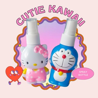 ขวดสเปรย์แอลกอฮอล์ ลายการ์ตูนน่ารัก ขวดพลาสติก แบบพกพา  50 ml. ของขวัญ Gift Shop พร้อมส่งในไทย