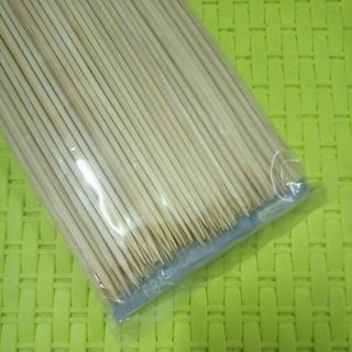 ไม้แหลม Bamboo Skewers ไม้เสียบ​ลูกชิ้น​ ปิ้งย่าง (ขนาด7นิ้ว)​