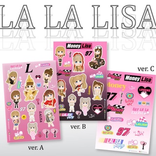 BLACKPINK LA LA LISA : Sticker ไดคัท