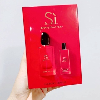 เซ็ตน้ำหอม Giorgio Armani Si Passione EDP Travel Collection 100ml + 15ml.