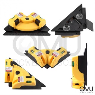 ฉากเลเซอร์ เครื่องยิง เลเซอร์ มุมฉาก 90 องศา พร้อมระดับน้ำ 90 Degree Square Laser Measure