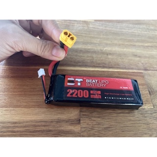 Rctoystory แบตเตอรี แบต Lipo 7.4 V. 2200mah