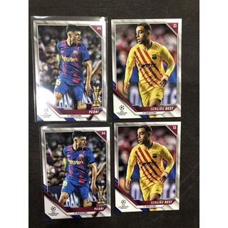 2021-22 Topps UEFA Champions League Soccer Cards แบบ set