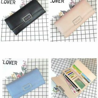 👜พร้อมส่ง
.

.
กระเป๋าตังค์ใบยาวหนังมัน คล้าย forever youn