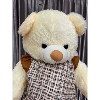 ตุ๊กตาหมีใส่ชุดลายสก็อต ตัวใหญ่ขนาดประมาณ 120 ซม มี 2 แบบ 2 สีให้เลือก ตัวนุ่ม ขนนิ่ม