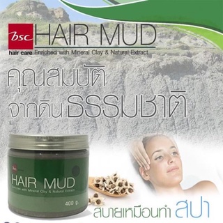 BSC hair care Hair Mud โคลนหมักผม 400g.