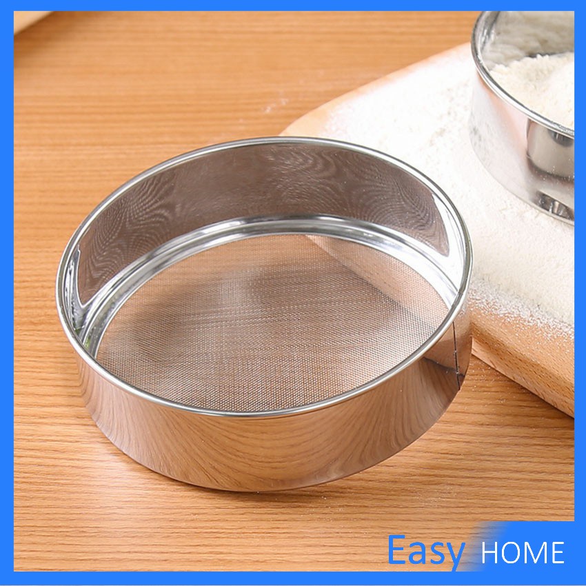 สําหรับร่อนแป้ง ที่ร่อนแป้ง สแตนเลส กระชอนสแตนเลส Stainless steel flour sieve