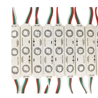 ไฟ LED โมดูล WS2811Full Color IP65 ไฟป้ายโฆษณา ไฟอักษร (LED Module) ไฟวิ่งเปลี่ยนสี [ขายเป็นแผง ]