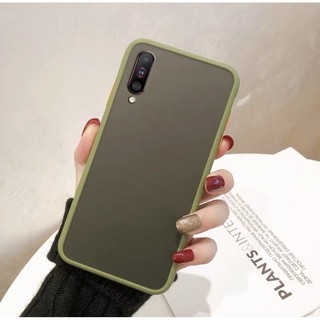 เคสมือถือ Case Samsung Galaxy A70 เคสซัมซุง เคสกันกระแทก เอ70 ปุ่มสีผิวด้านขอบนิ่มหลังแข็ง a70 ( สินค้าพร้อมส่งจากไทย)