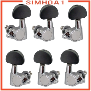 ( Simhoa1 ) Totally Enclosed อุปกรณ์จูนเนอร์สําหรับกีตาร์เครื่องดนตรี 3 R3L