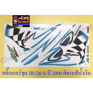 สติ๊กเกอร์ชุด JR-S ปี2000 ติดรถสีน้ำเงิน (10326)