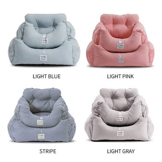 Happy PETs 🐶🚘 Pet car seat สุนัข เบาะสุนัข ที่นอนสุนัขในรถยนตร์มาพร้อมสายล็อคไม่ให้กระโดด