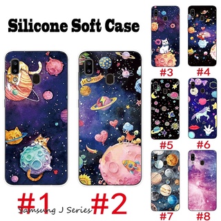 เคสโทรศัพท์มือถือ Samsung A10 A20 A30 A40 A50 A70 A80 ปลอก TPU อ่อน ดาวเคราะห์นอกโลก