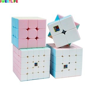 ของเล่นเมจิก Cube Cubing ลูกบาศก์ Meilong สีมาการอง