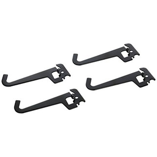 Wall Control : WCT10-HZ-103B* อะไหล่สำหรับติดบนเพ็กบอร์ด Pegboard 3-1/2" Reach Curved Tip Slotted Hook