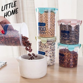 LITTLEHOME กล่องซีเรียล มี 3 ขนาด 600-800-1000 ml แบบมีลายและไม่มีลาย กล่องอาหาร กล่องข้าว กล่องใส่อาหาร กล่องถนอมอาหาร