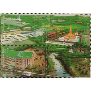 [แสตมป์ สปป.ลาว ยังไม่ใช้] Lao stamp ปี 2000 ชุด Millennium , 4 ดวงต่อชุด (4 ดวงติดกัน)