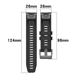 🇹🇭พร้อมส่ง สายนาฬิกา Garmin QuickFit 20mm 22mm 26mm สายซิลิโคน สำหรับ Fenix8 Fenix7 Fenix7S Fenix7X Fenix6 965