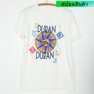 ราคาต่ำสุด!! เสื้อยืดผ้าฝ้าย พิมพ์ลาย Duran Duran Arena 1984 สีขาว สําหรับผู้ชาย AAA329 ER66WR32536 SD23WQ327