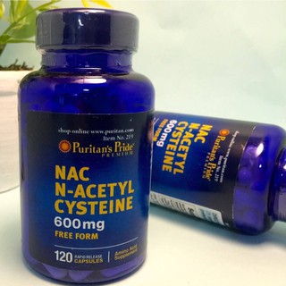 ✅✅ พร้อมส่ง ✅✅ Puritan's Pride N-AcetylCysteine (NAC) 600mg. ( 30 Capsules)​