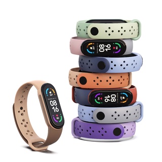 🥉Xiaomi Mi Band5 Band6 Band7🥉สายเปลี่ยน xiaomi mi band5 6 7 HalfTone MJ02102