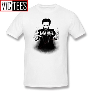 ❦Mens John Wick T เสื้อ Keanu Reeves เสื้อยืดชาย Graphic Tee Basi Awesome เปอร์เซ็นต์ Tshirt