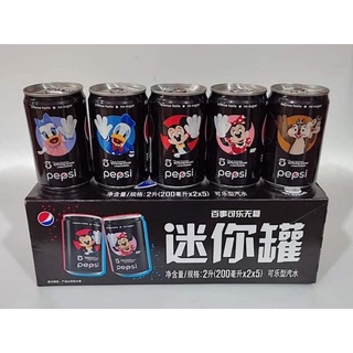 Pepsi x Disney กระป๋องน้ำเป็ปซี่ ลายดิสนีย์ ชุด6ใบ