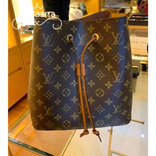 ของแท้ LOUIS VUITTON/LV NeoNoe Bucket Bag Presbyopia Shoulder Messenger Bag