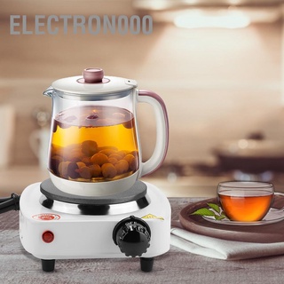 [คลังสินค้าใส]Electron000 เตาไฟฟ้าแบบพกพาสําหรับเตากาแฟชาแผ่นเดี่ยว (Eu ปลั๊ก)