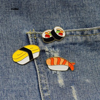 Richu_Kawaii Sushi Brooch Pin Japanese Food Enamel Badge Jeans Hat Jewelry Decor Gift