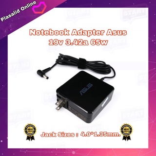 สายชาร์จโน๊ตบุ๊ค ที่ชาร์จโน๊ตบุ๊ค Notebook Adapter Asus 19v 3.42a 65w Jack Sizes : 4.0*1.35mm. รับประกัน 1ปี