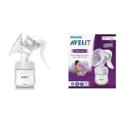 เครื่องปั้มนมแบบปั้มมือรุ่น Natural Philips Avent Manual Comfort Breast Pump