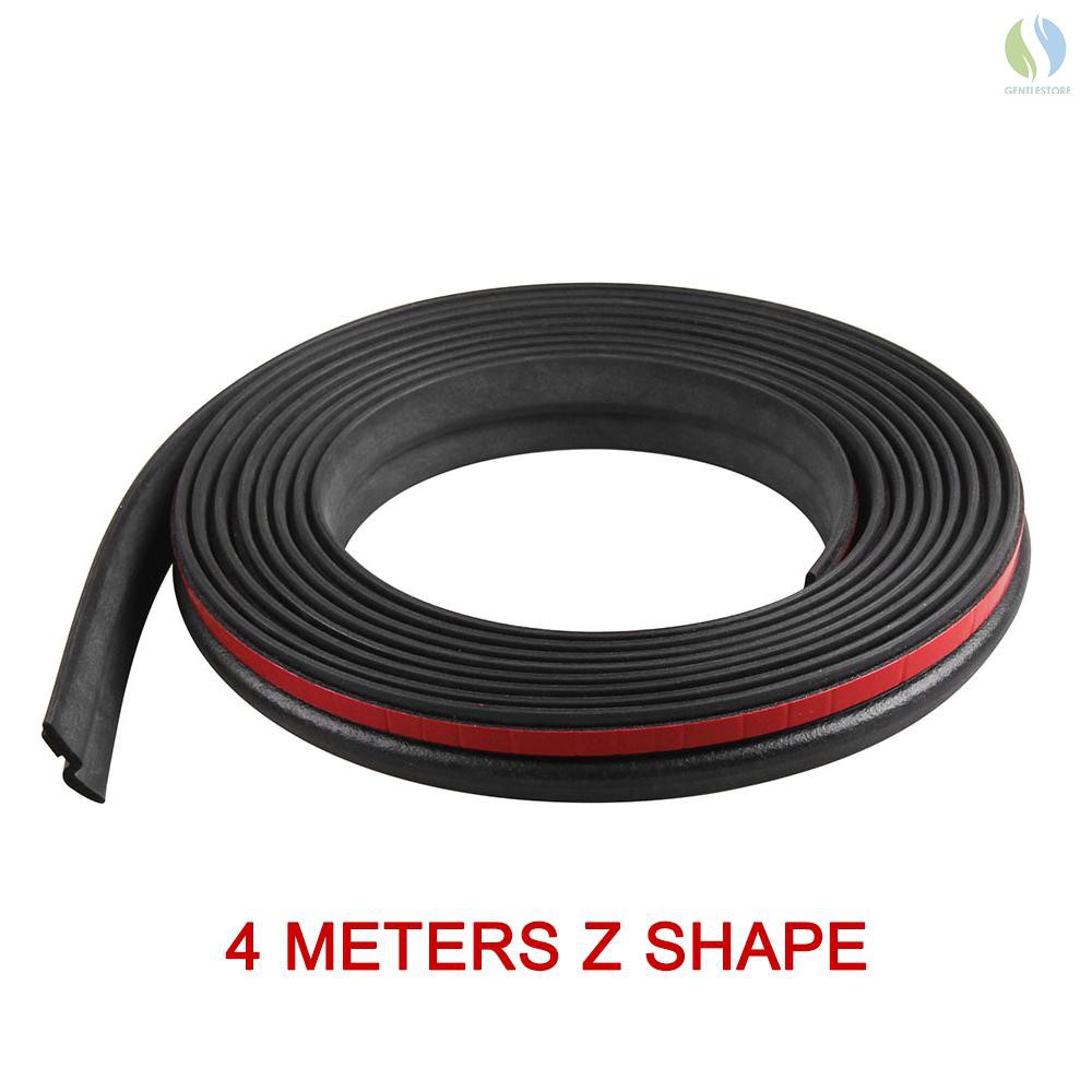 4M Z Shape Car Door Edge Trim Rubber Window Protector Guard Seal Strip