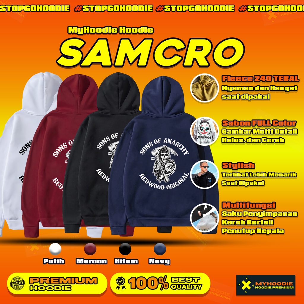 เสื้อฮู้ด Myhoodie Samcro