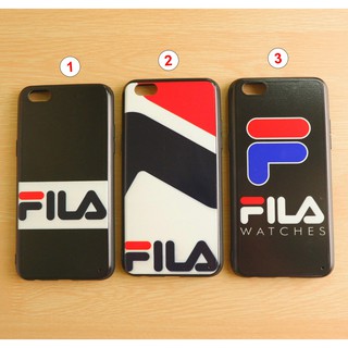 OPPO A77 / F3 เคสขอบนิ่มเส้นนูน FILA