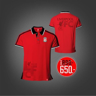 เสื้อโปโล ลิขสิทธิ์แท้  Liverpool ( ชาย ) รุ่นLFC003 สีแดง