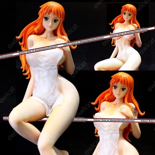 โมเดลวันพีช Nami Bath Towel Version 28cm นามิ One Piece PVC Sexy Figure Straw Hat Pirates Cat Burglar วันพีซ โมเดล บรรจุอยู่ในกล่องพีวีซี โมเดล ฟิกเ ฟิกเกอร์ ผ้าขนหนูอาบน้ำ