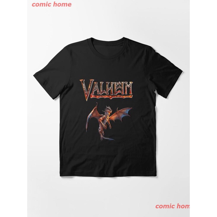 2022 Valheim จําเป็นเสื้อยืดผ้าฝ้ายคอกลมแฟชั่นส่วนลด Unisex 4V3