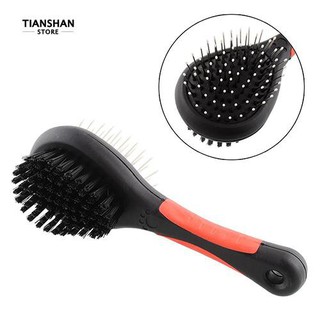 Double Sided Pet Brush แปรงสำหรับสุนัขกรูมมิ่ง