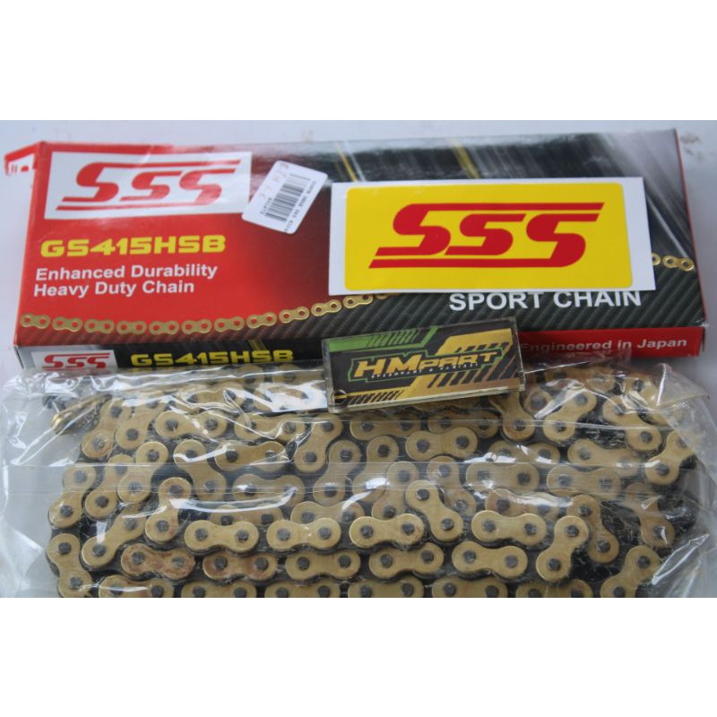Sss โซ่ hsb 415 130L ทองสากล