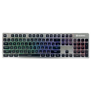 USB Keyboard NUBWO (NK-032 FORTUNE) คีย์บอร์ดเล่นเกมส์ ประกัน 1Y คีย์บอร์ด คียบอร์ด คีย์บอร์ดเกมมิ่ง คีย์บอร์ดเกมเมอร์