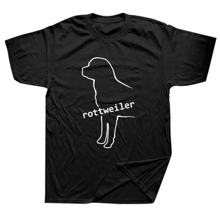 เสื้อยืดผ้าฝ้ายพรีเมี่ยม เสื้อยืดคอกลม แขนสั้น ผ้าฝ้าย พิมพ์ลายกราฟฟิค Rottweiler Dog Dad สไตล์ฮาราจูกุ สําหรับผู้ชาย