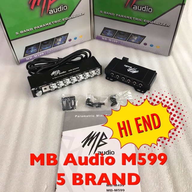 ปรีแอมป์ MB Audio 5 แบน HI End 🚗NEW🚗