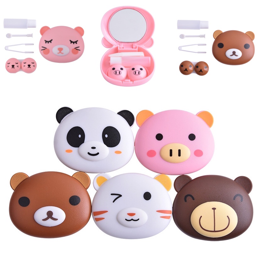 ตลับคอนแทค เซตใหญ่ Zoo Zoo สัตว์น่ารัก