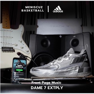 รองเท้าบาส Adidas DAME 7 EXTPLY Front Page Music GV9884 ของแท้ 100%